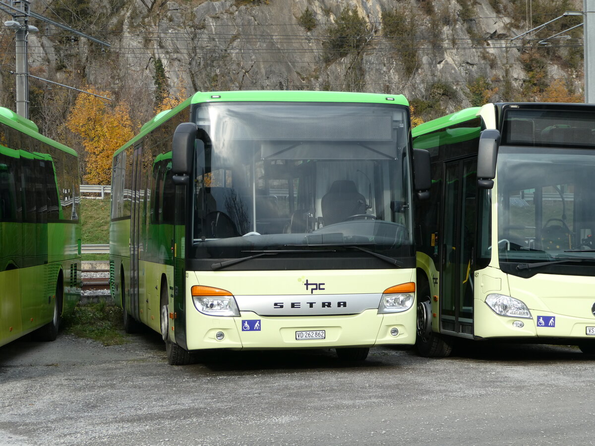 (243'415) - TPC Aigle - Nr. 33/VD 262'862 - Setra (ex Vol�nbusz, H-Budapest) am 3. Dezember 2022 in Aigle, D�p�t