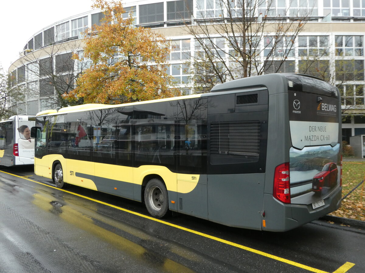 (243'457) - STI Thun - Nr. 176/BE 752'176 - Mercedes am 5. Dezember 2022 bei der Schiffl�ndte Thun