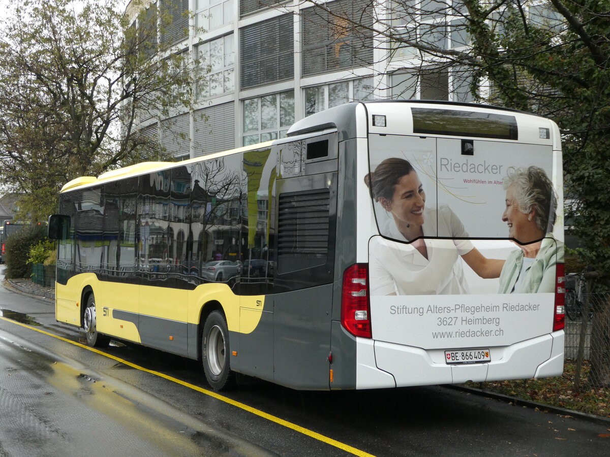 (243'458) - STI Thun - Nr. 409/BE 866'409 - Mercedes am 5. Dezember 2022 bei der Schiffl�ndte Thun