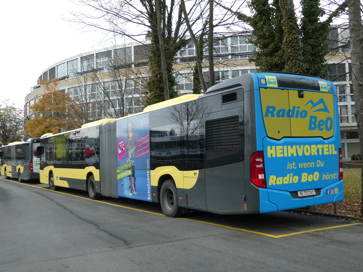 (243'486) - STI Thun - Nr. 161/BE 752'161 - Mercedes am 7. Dezember 2022 bei der Schiffl�ndte Thun