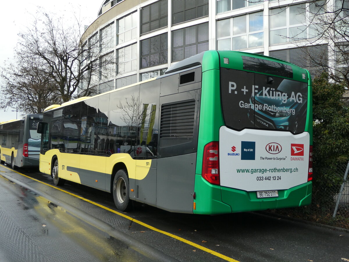 (244'074) - STI Thun - Nr. 177/BE 752'177 - Mercedes am 21. Dezember 2022 bei der Schiffl�ndte Thun