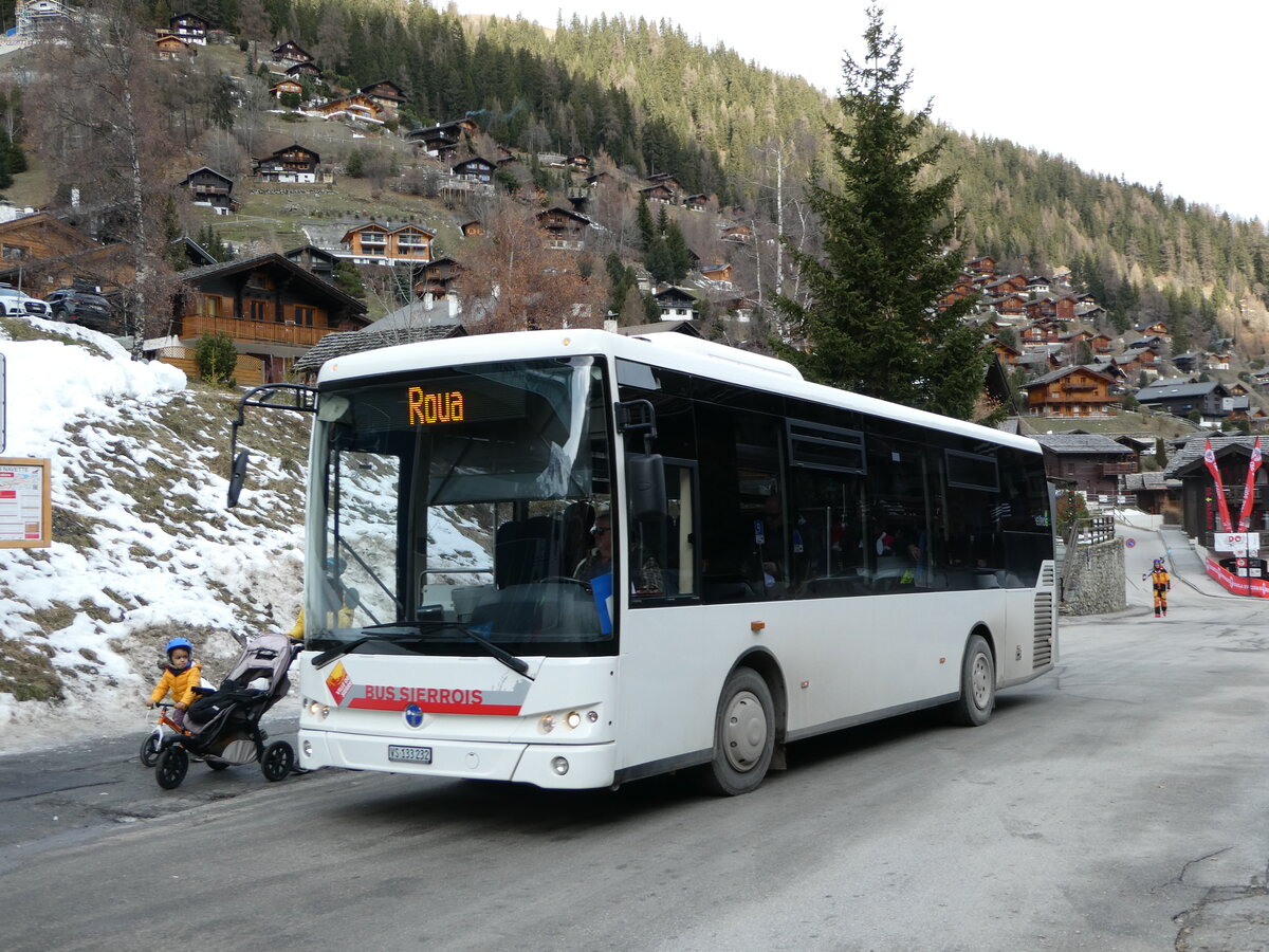 (244'145) - BS Sierre - VS 133'232 - Temsa (ex N.A.P. Voyages, F-Aubagne) am 26. Dezember 2022 in Grimentz, T�l�cabine