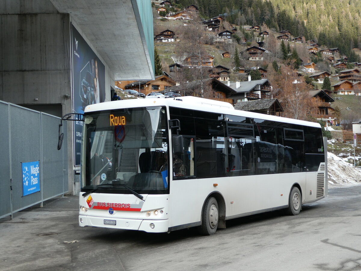 (244'146) - BS Sierre - VS 133'232 - Temsa (ex N.A.P. Voyages, F-Aubagne) am 26. Dezember 2022 in Grimentz, T�l�cabine
