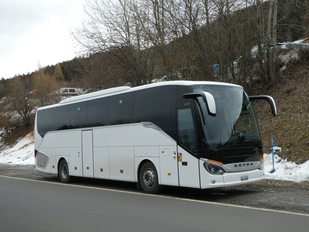 (244'182) - Ev�quoz, Erde - VS 60'650 - Setra (ex SAD, SK-Prievidza) am 26. Dezember 2022 in Mayens-de-l'Ours, T�l�cabine