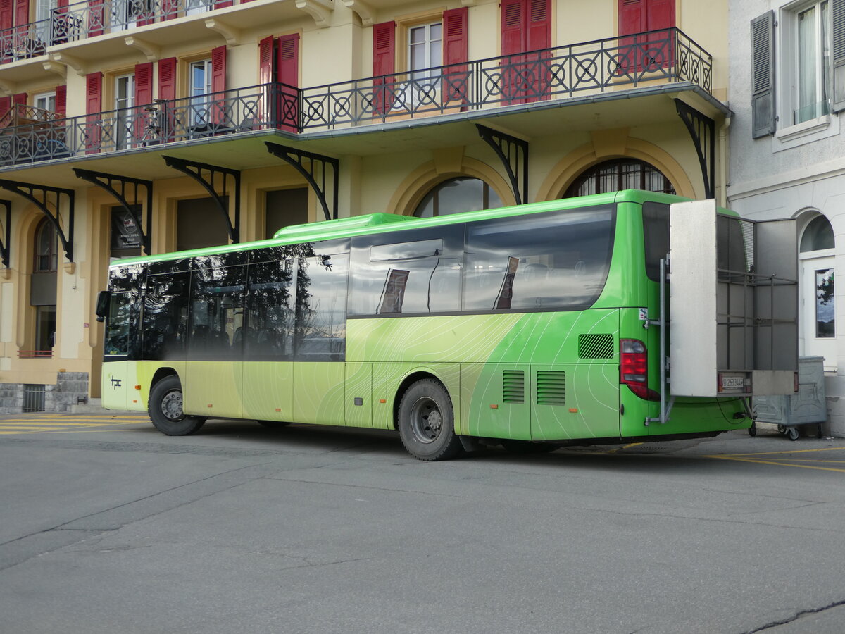 (244'390) - TPC Aigle - Nr. 31/VD 263'344 - Setra (ex Vol�nbusz, H-Budapest) am 2. Januar 2023 beim Bahnhof Leysin-Feydey