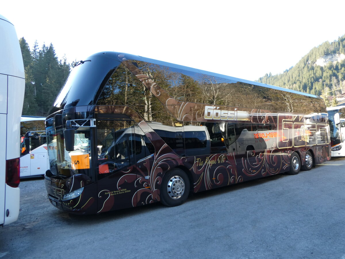 (244'715) - G�ssi, Horw - LU 161'758 - Neoplan am 7. Januar 2023 in Adelboden, ASB