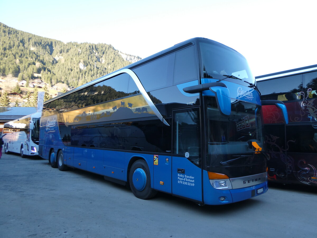 (244'779) - Gander, Ch�teau-d'Oex - VD 183'523 - Setra am 7. Januar 2023 in Adelboden, ASB