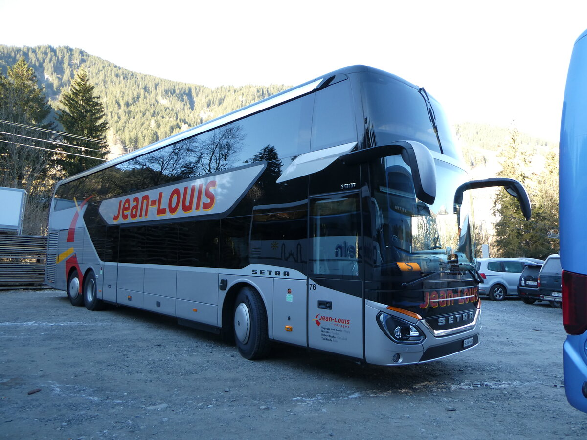 (244'812) - Jean-Louis, F�tigny - Nr. 76/FR 300'467 - Setra am 7. Januar 2023 in Adelboden, ASB