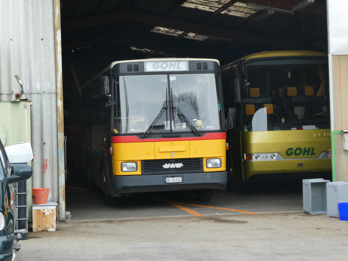 (245'216) - Gohl, Herzogenbuchsee - Nr. 11/BE 54'324 - NAW/Hess (ex Flury, Balm/PID 1653; ex Steiner, Altb�ron Nr. 11) am 21. Januar 2023 in Herzogenbuchsee, Garage