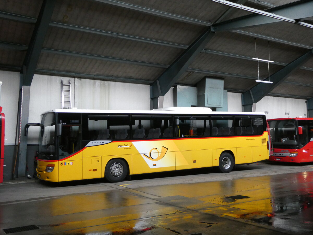 (245'246) - PostAuto Bern - Nr. 73/BE 171'453/PID 5624 - Setra (ex AVG Meiringen Nr. 73) am 22. Januar 2023 in Adelboden, Busstation (Einsatz AFA)