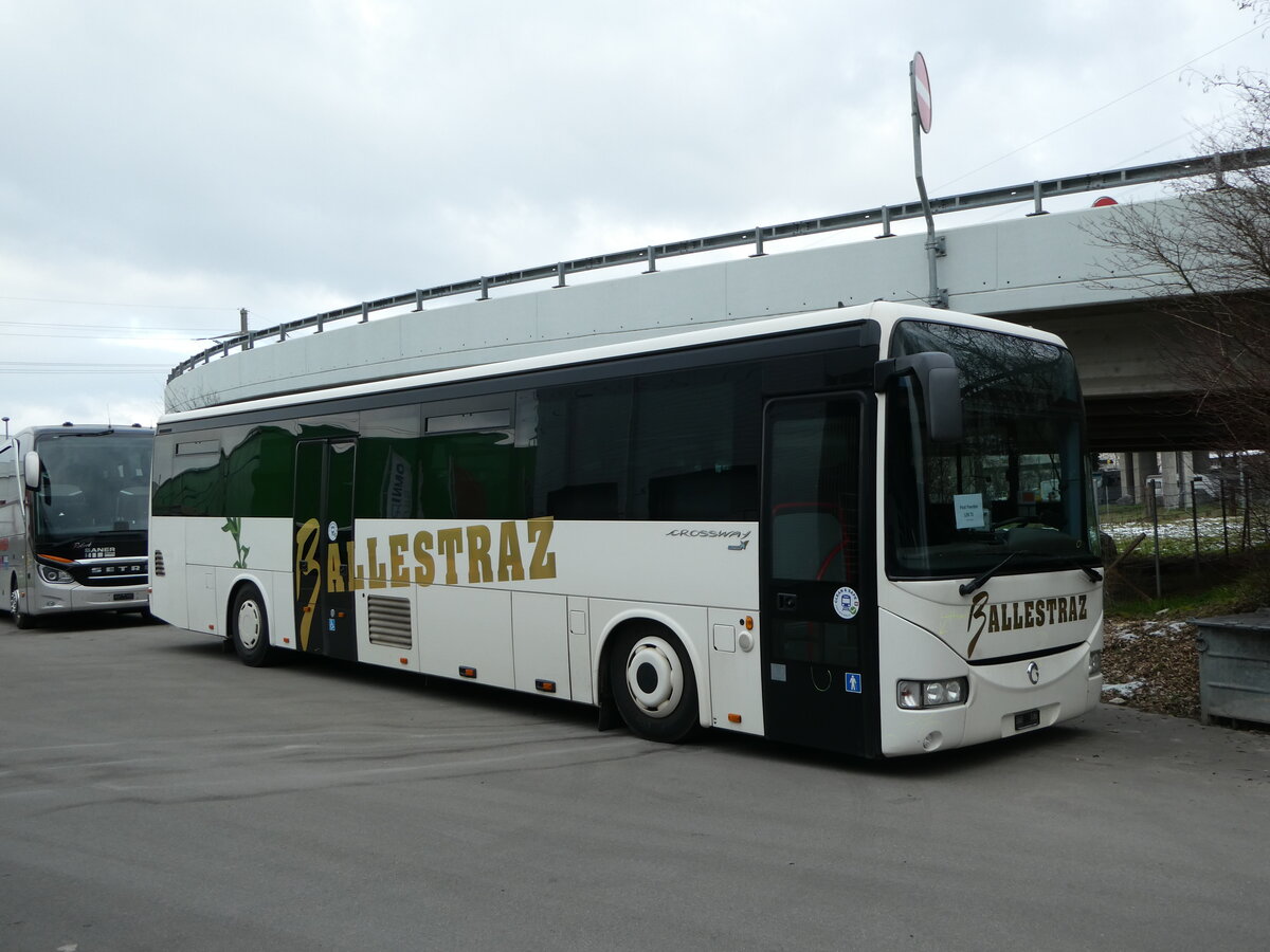 (245'466) - Ballestraz, Gr�ne - (VS 13'122) - Irisbus am 28. Januar 2023 in Kerzers, Interbus