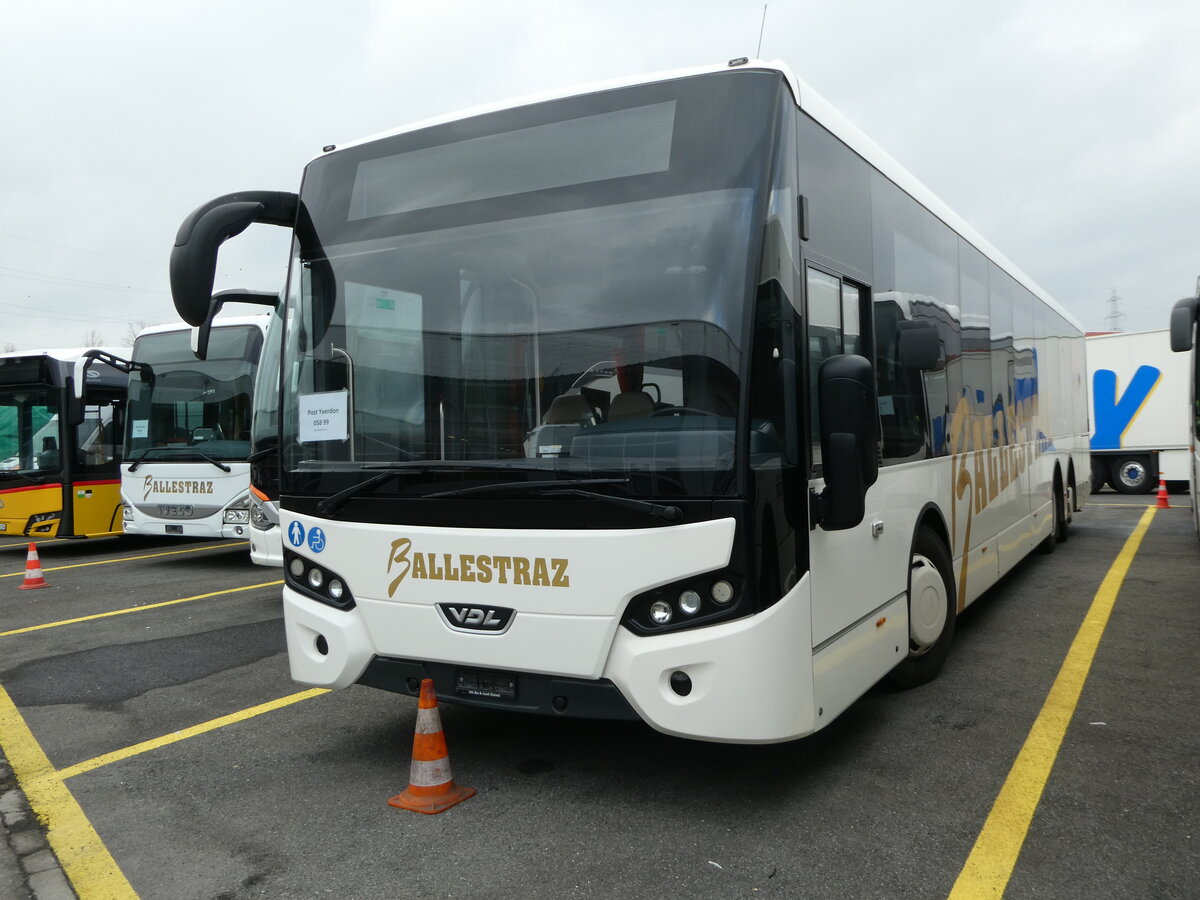 (245'486) - Ballestraz, Gr�ne - (VS 332'330) - VDL am 28. Januar 2023 in Kerzers, Interbus