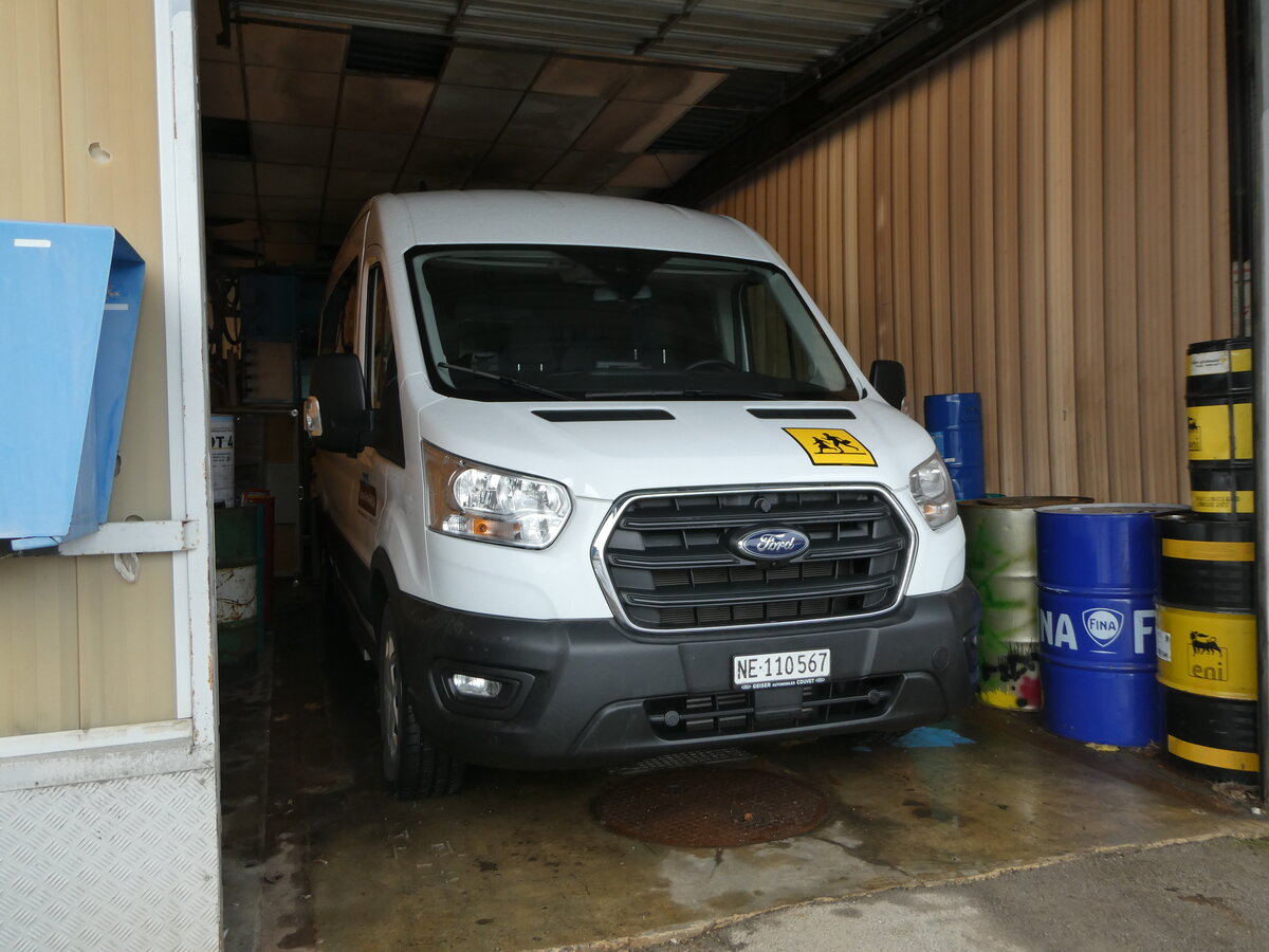 (245'688) - Perrin, Buttes - NE 110'567 - Ford am 2. Februar 2023 in La C�te-aux-F�es, Garage Br�gger