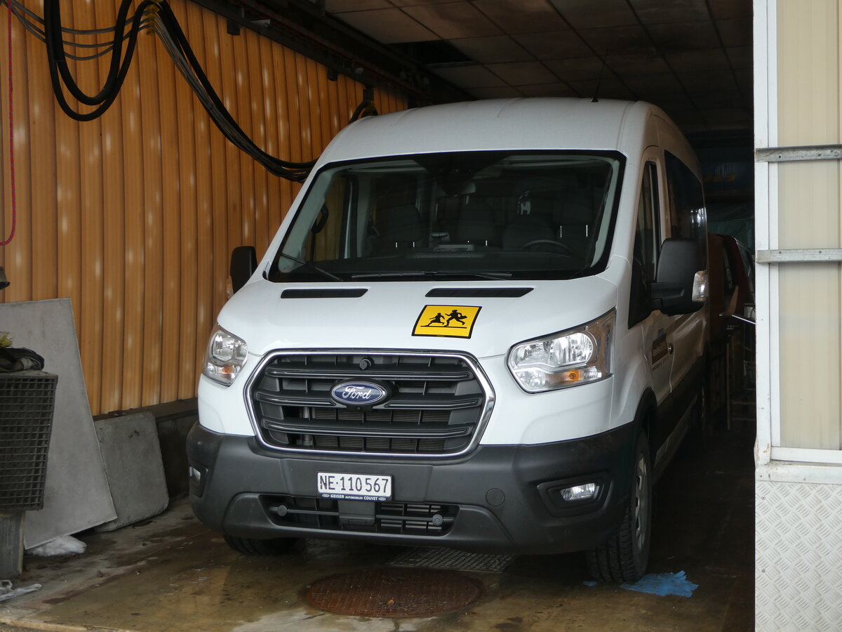 (245'689) - Perrin, Buttes - NE 110'567 - Ford am 2. Februar 2023 in La C�te-aux-F�es, Garage Br�gger