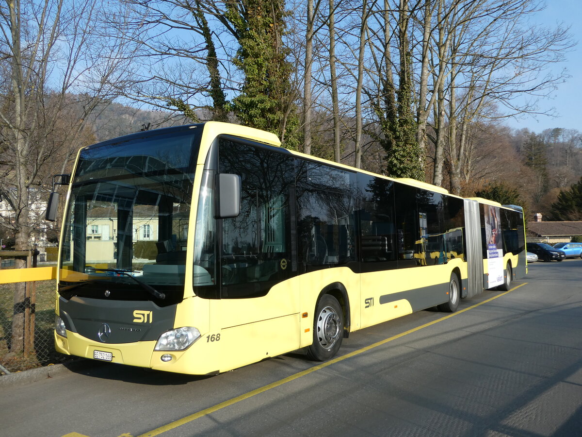 (245'963) - STI Thun - Nr. 168/BE 752'168 - Mercedes am 8. Februar 2023 bei der Schiffl�ndte Thun