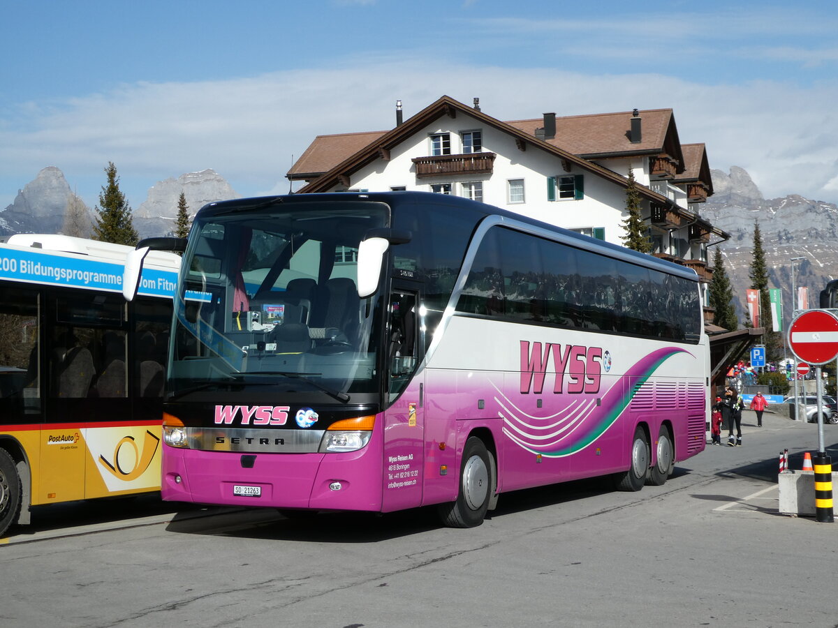 (246'500) - Wyss, Boningen - Nr. 50/SO 21'263 - Setra am 24. Februar 2023 in Flumserberg, Tannenboden