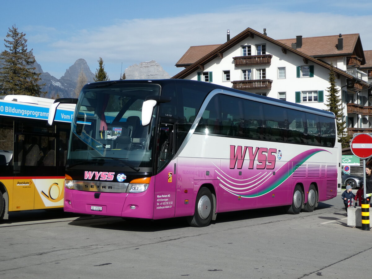 (246'501) - Wyss, Boningen - Nr. 50/SO 21'263 - Setra am 24. Februar 2023 in Flumserberg, Tannenboden