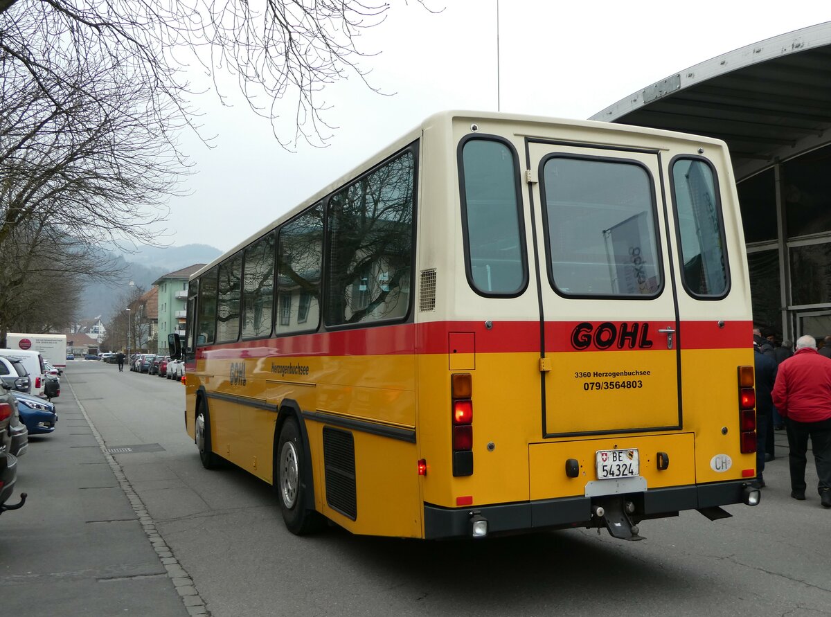 (246'772) - Gohl, Herzogenbuchsee - Nr. 11/BE 54'324 - NAW/Hess (ex Flury, Balm/PID 1653; Steiner, Altb�ron Nr. 11) am 2. M�rz 2023 in Thun, Expo