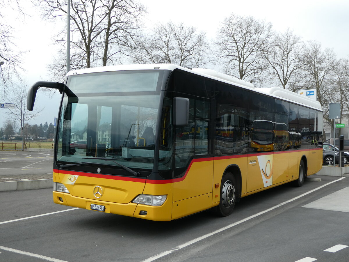 (246'779) - PostAuto Bern - BE 538'988/PID 5417 - Mercedes (ex BE 637'781) am 2. M�rz 2023 beim Bahnhof Interlaken Ost