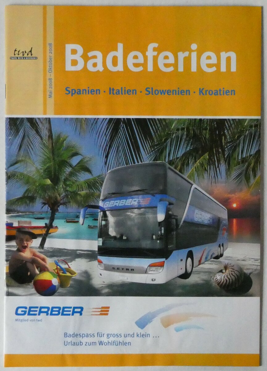 (247'150) - Gerber-Badeferien 2008 am 12. M�rz 2023 in Thun (Vorderseite)