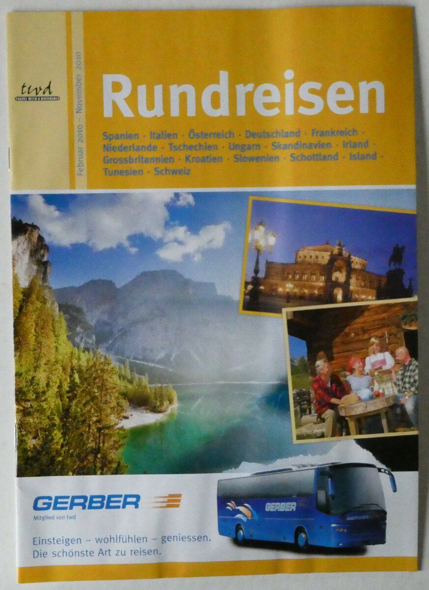 (247'157) - Gerber-Rundreisen 2010 am 12. M�rz 2023 in Thun