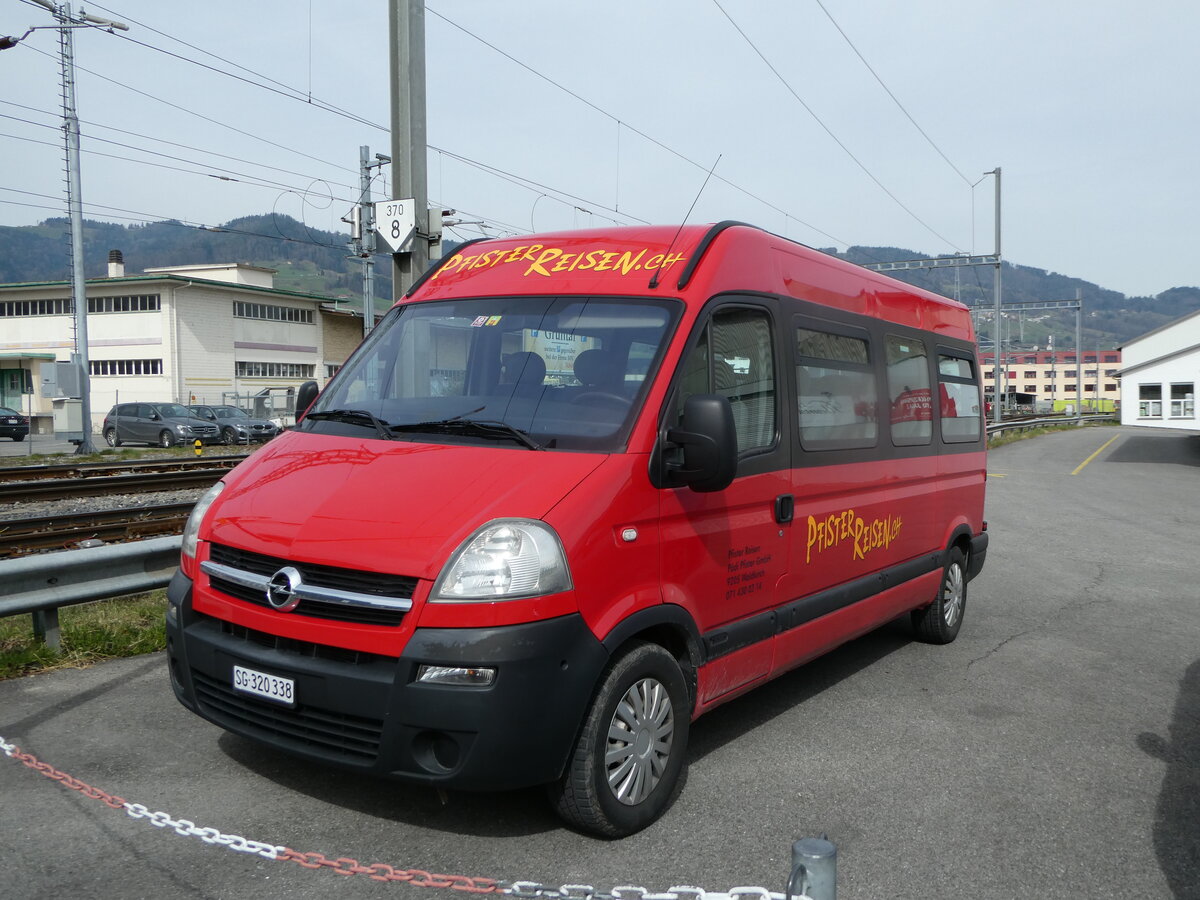 (247'326) - Pfister, Waldkirch - SG 320'338 - Opel am 17. M�rz 2023 in Altst�tten, Restaurant Gr�ntal
