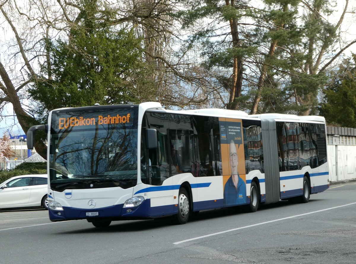 (247'446) - ZVB Zug - Nr. 69/ZG 88'069 - Mercedes am 18. M�rz 2023 in Luzern, Inseli-P