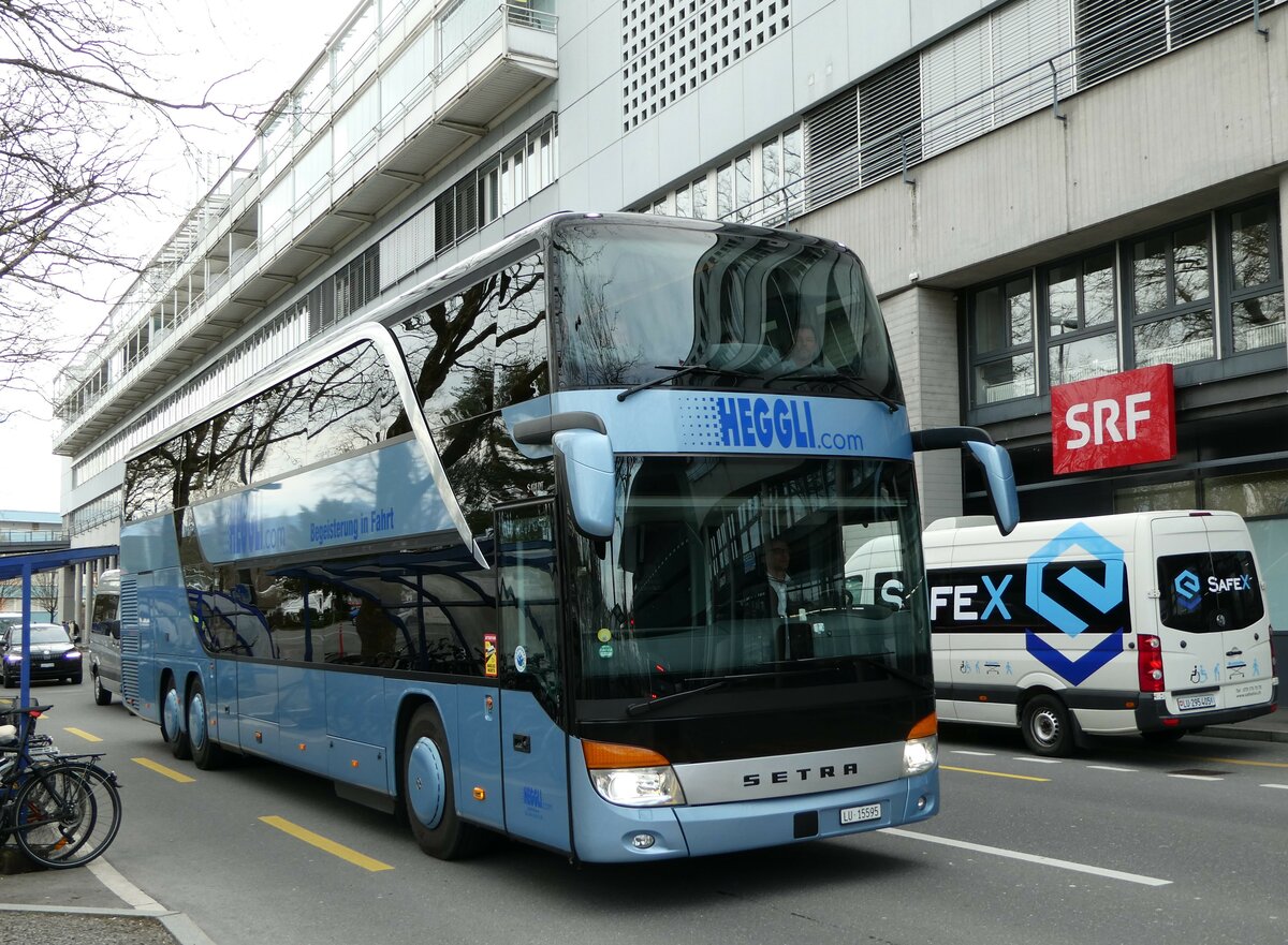(247'458) - Heggli, Kriens - Nr. 34/LU 15'595 - Setra am 18. M�rz 2023 in Luzern, Inseli-P