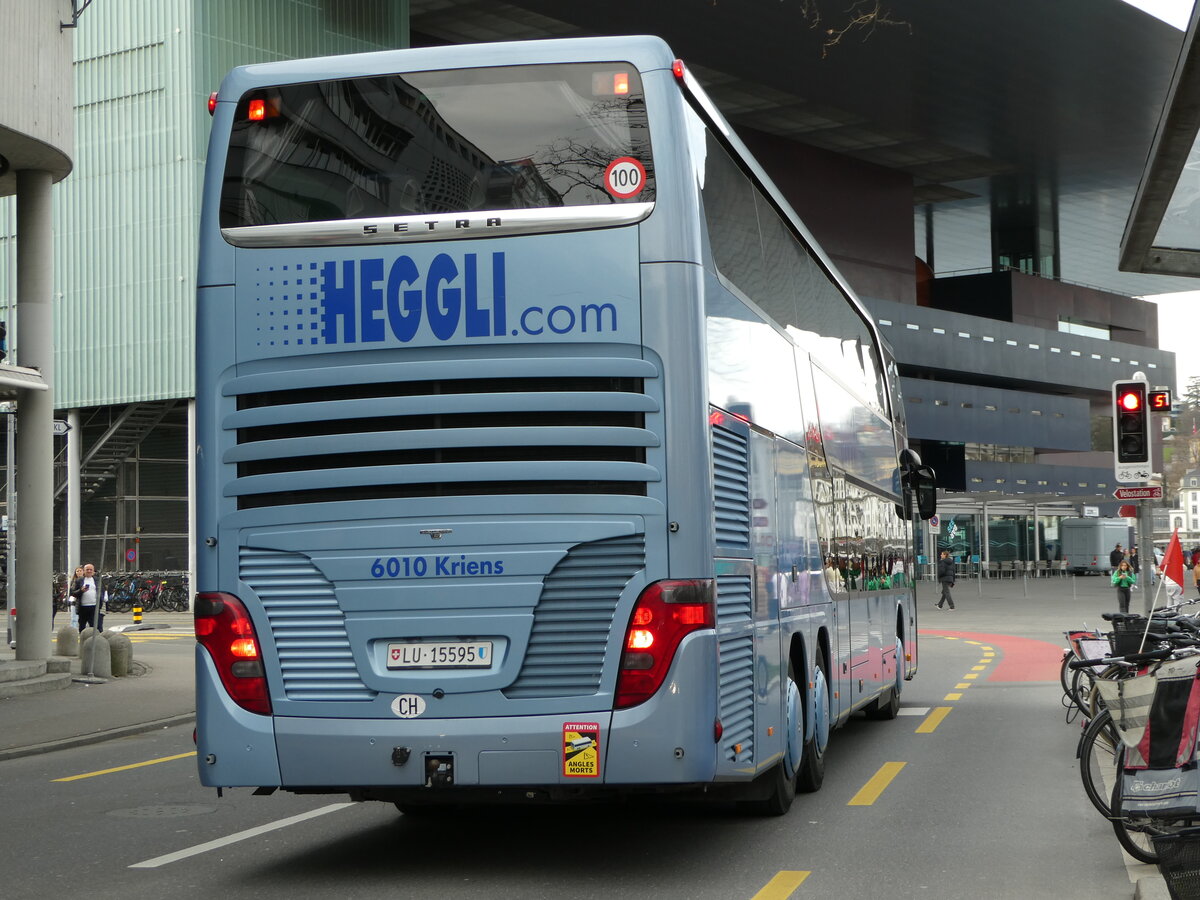 (247'459) - Heggli, Kriens - Nr. 34/LU 15'595 - Setra am 18. M�rz 2023 in Luzern, Inseli-P