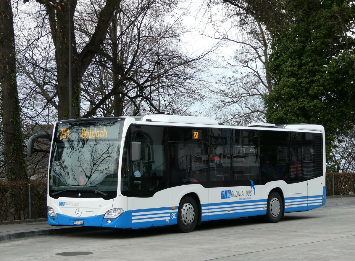 (247'543) - RTB Altst�tten - Nr. 80/SG 327'080 - Mercedes am 21. M�rz 2023 beim Rorschach