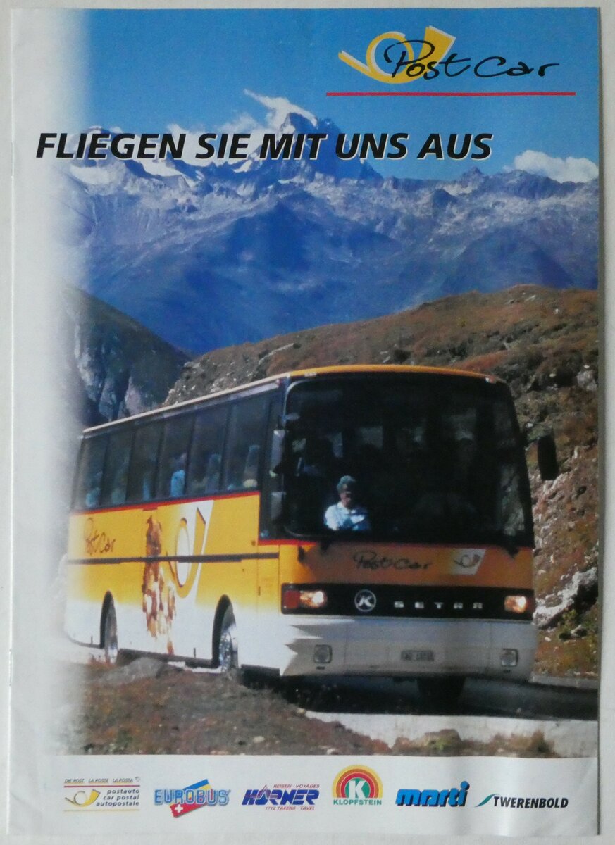 (247'733) - PostCar-Fliegen Sie mit uns aus am 26. M�rz 2023 in Thun