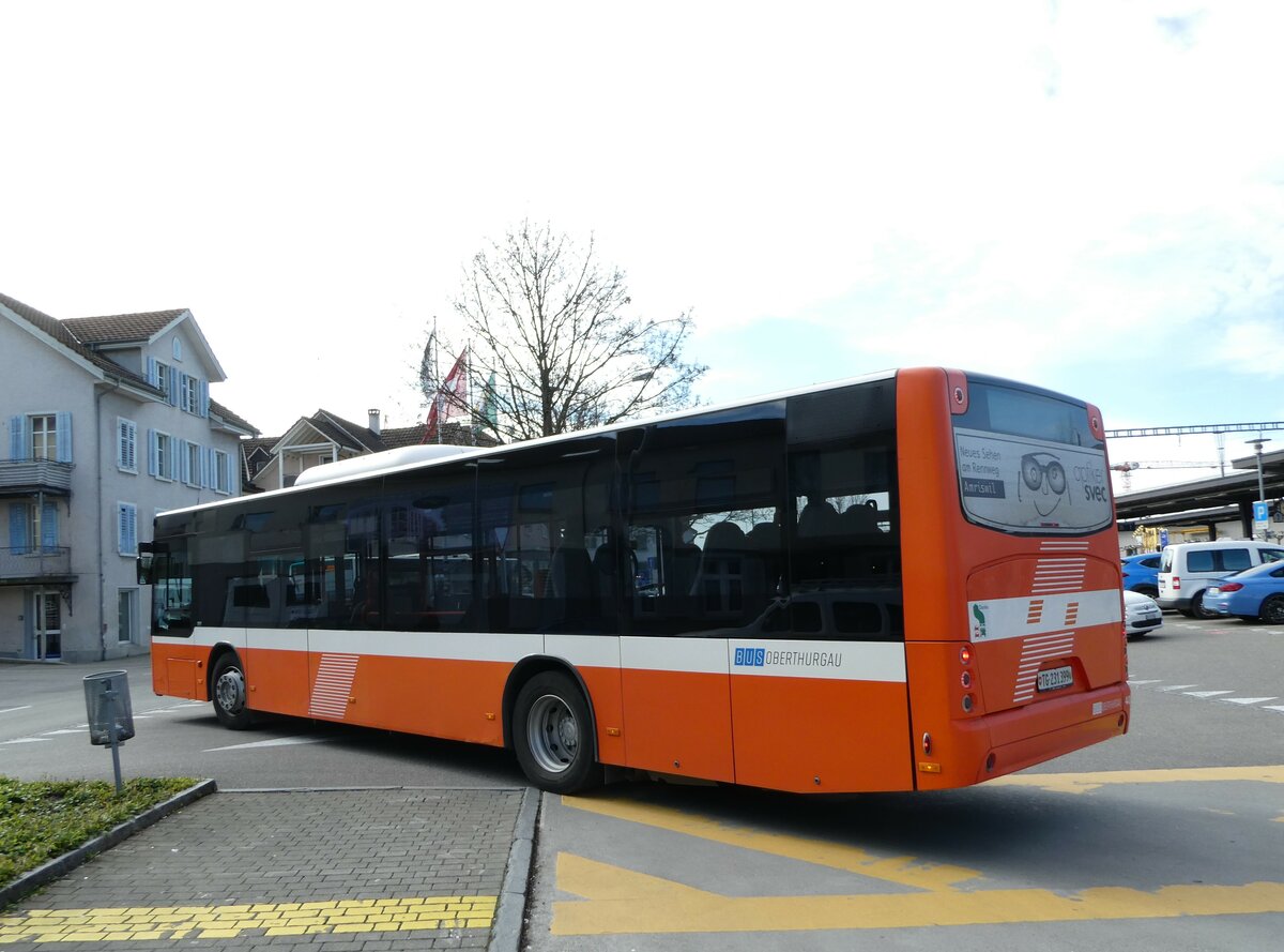 (247'821) - BOTG Amriswil - Nr. 402/TG 231'399 - Neoplan (ex Nr. 6) am 28. M�rz 2023 beim Bahnhof Amriswil