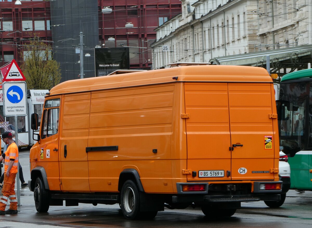 (247'854) - BVB Basel - Nr. 2836/BS 5769 - Mercedes am 30. M�rz 2023 beim Bahnhof Basel