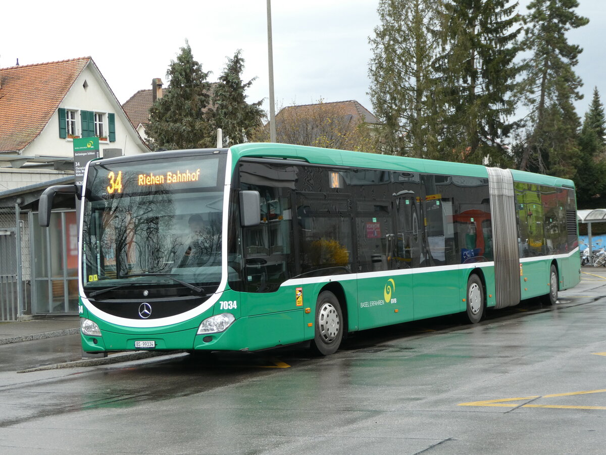 (247'884) - BVB Basel - Nr. 7034/BS 99'334 - Mercedes am 30. M�rz 2023 in Bottmingen, Schloss