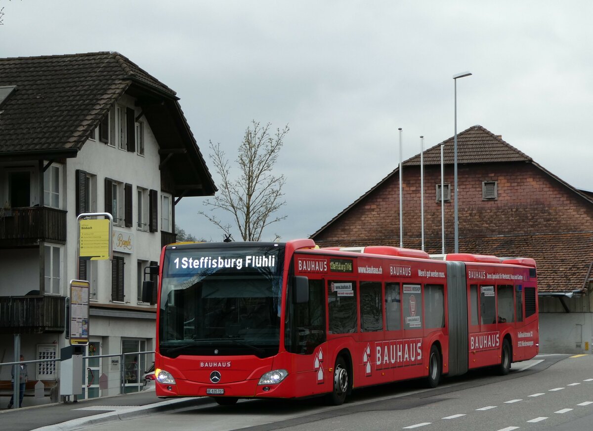 (247'999) - STI Thun - Nr. 707/BE 835'707 - Mercedes am 3. April 2023 in Steffisburg, B�sbach