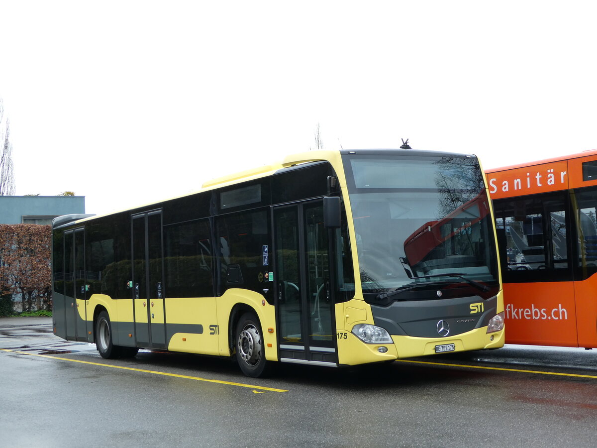(248'143) - STI Thun - Nr. 175/BE 752'175 - Mercedes am 7. April 2023 bei der Schiffl�ndte Thun