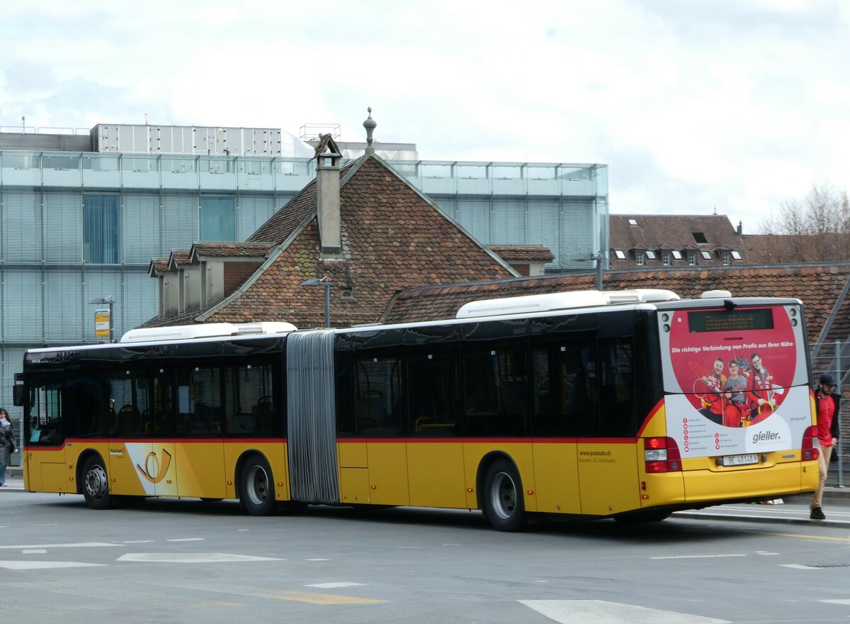 (248'255) - Steiner, Ortschwaben - Nr. 4/BE 48'148/PID 10'695 - MAN am 8. April 2023 in Bern, Postautostation