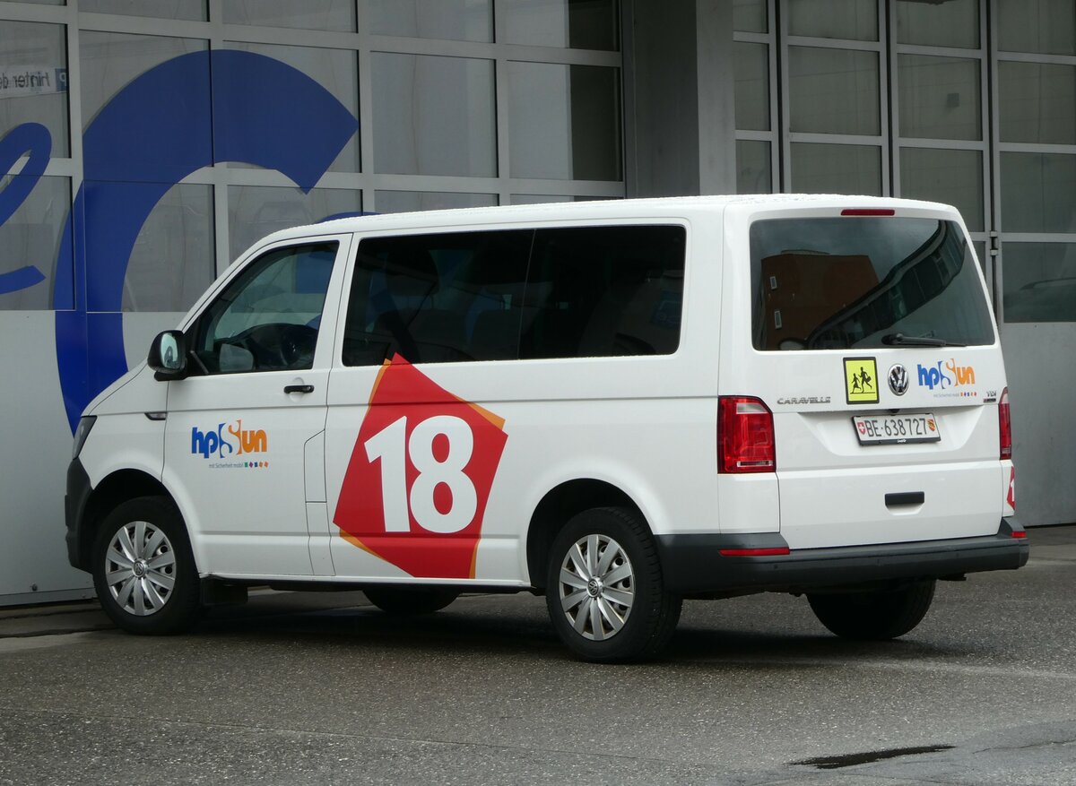 (248'365) - hpSun, Steffisburg - Nr. 18/BE 638'727 - VW am 11. April 2023 in Thun, Rosenau