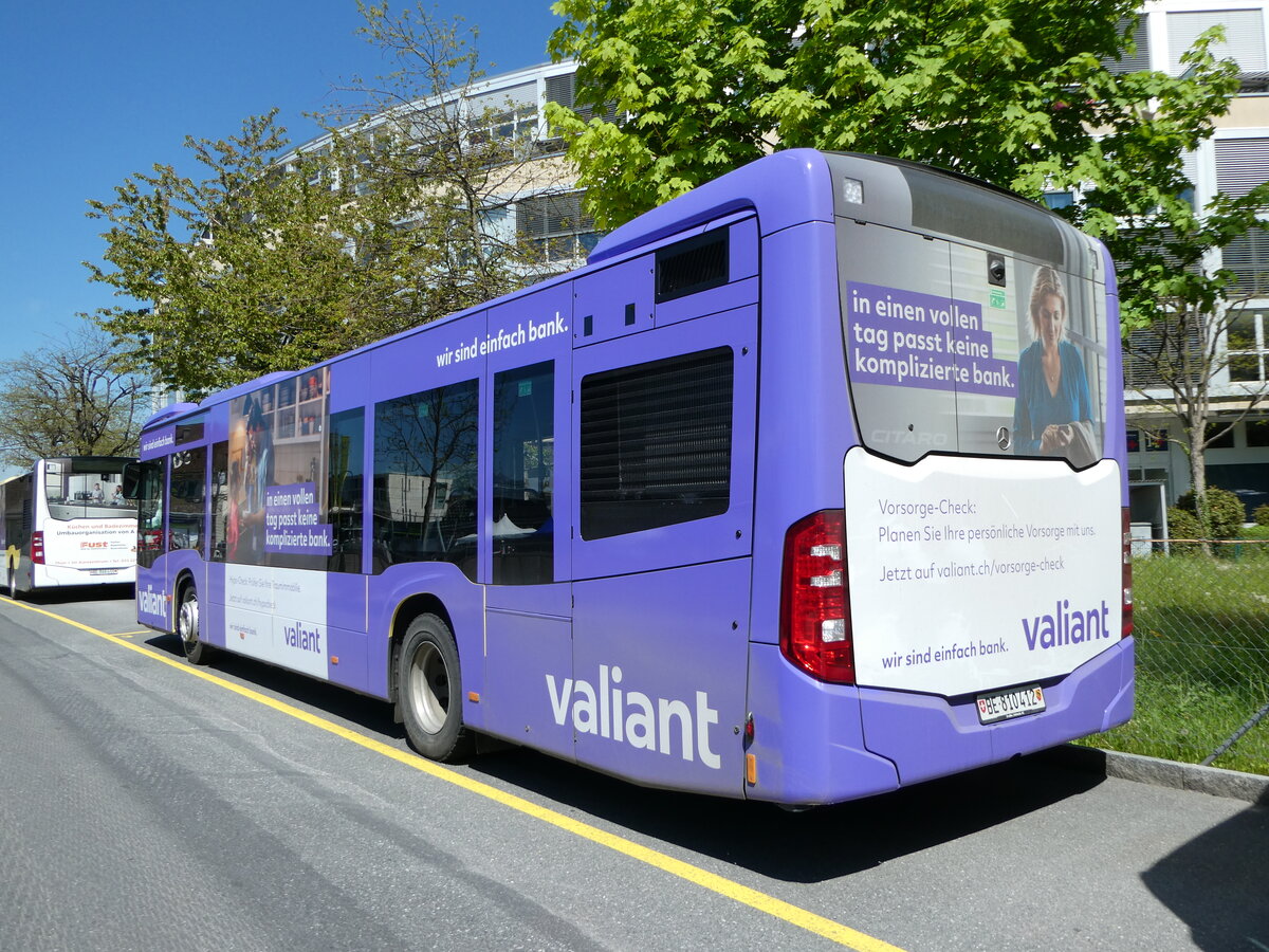 (249'481) - STI Thun - Nr. 412/BE 810'412 - Mercedes am 3. Mai 2023 bei der Schiffl�ndte Thun