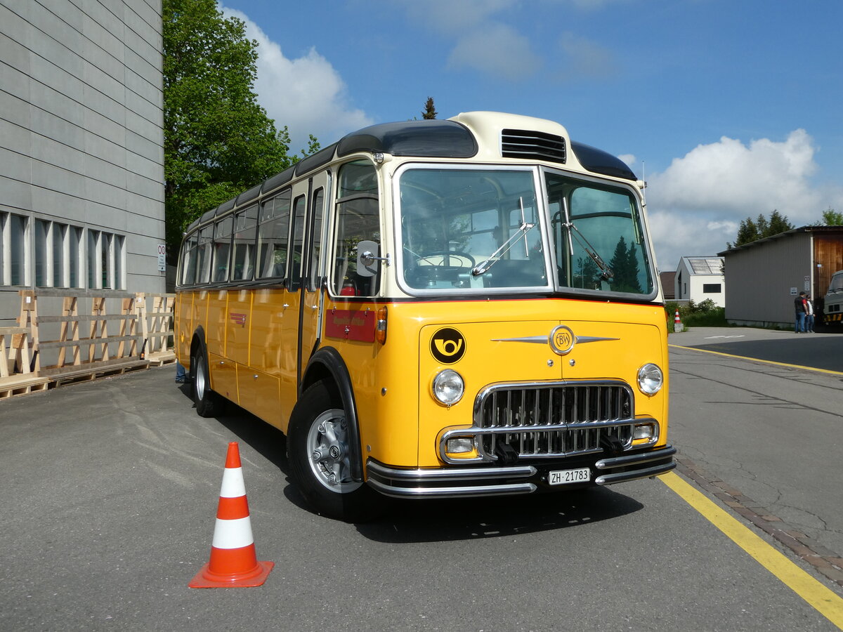 (249'716) - Wegm�ller, Attikon - ZH 21'783 - FBW/Gangloff (ex P 24'037; ex P 21'537) am 6. Mai 2023 in Attikon, Wegm�ller