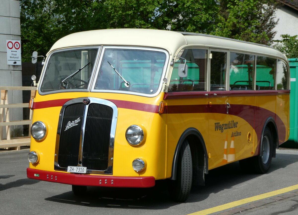 (249'722) - Wegm�ller, Attikon - ZH 7310 - Berna/R&J (ex M+79'501) am 6. Mai 2023 in Attikon, Wegm�ller