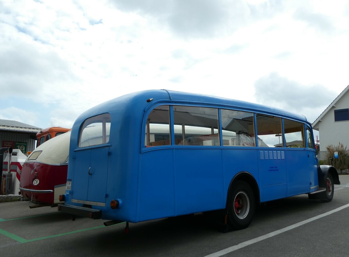 (249'744) - Wehrle, Trogen - AR 36'043 - Saurer/Saurer (ex Sulzer, Winterthur) am 6. Mai 2023 in Attikon, Wegm�ller