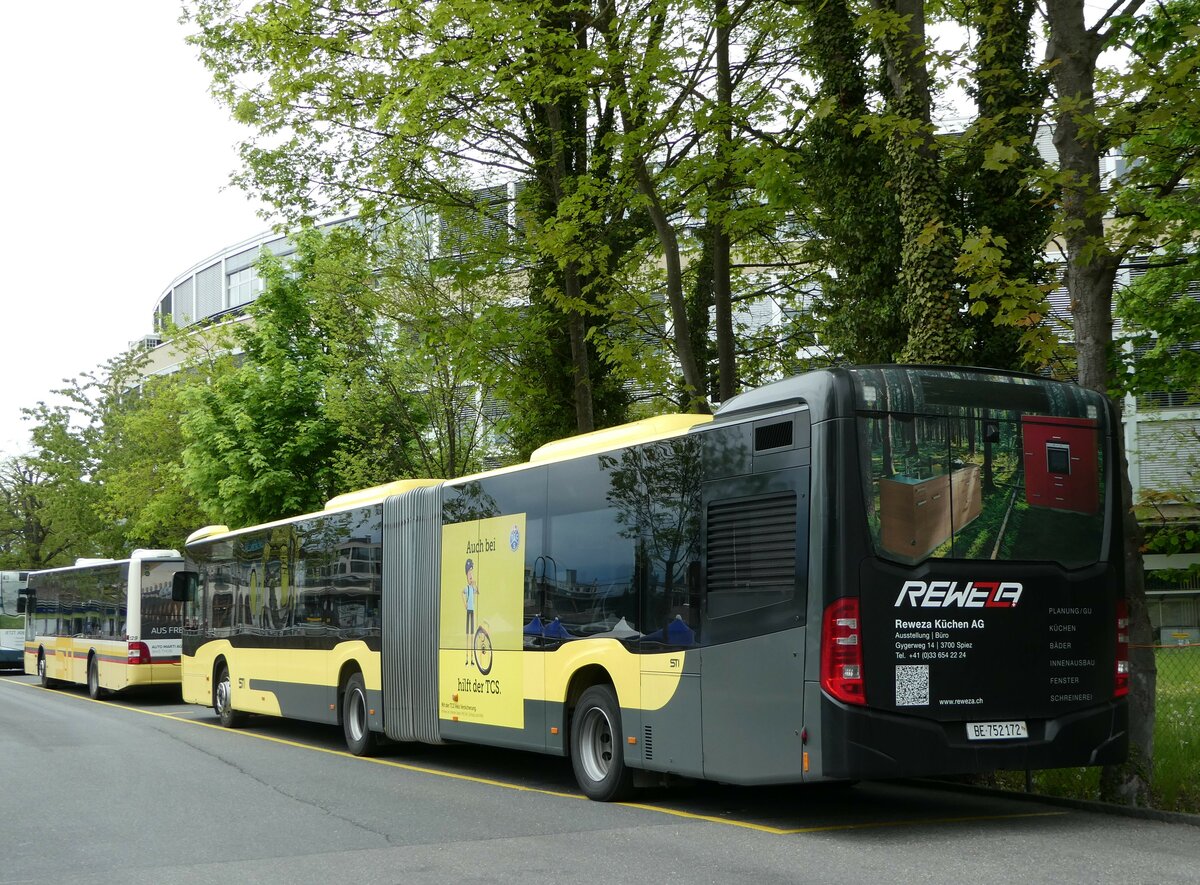 (249'830) - STI Thun - Nr. 172/BE 752'172 - Mercedes am 9. Mai 2023 bei der Schiffl�ndte Thun