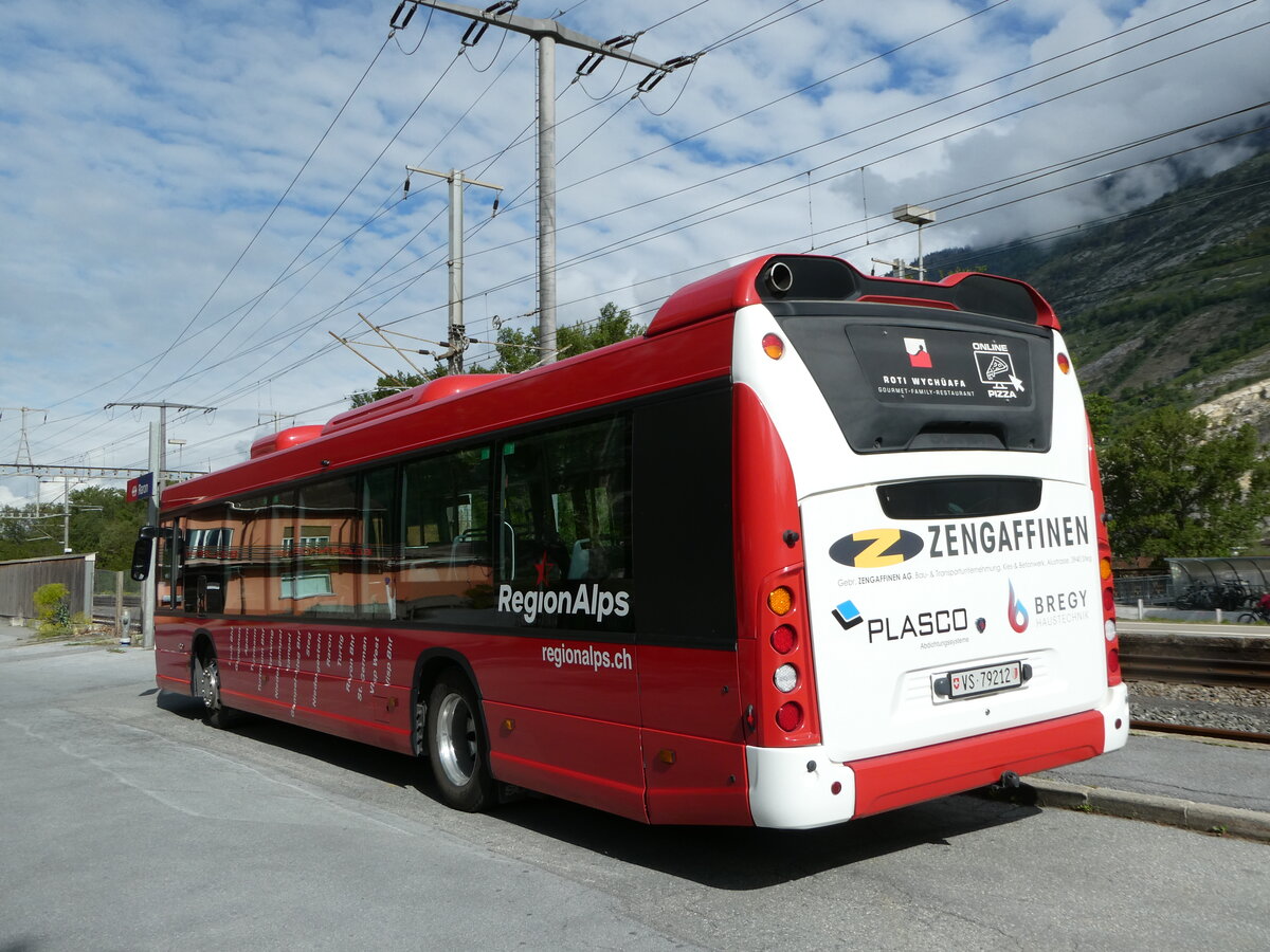 (249'938) - Steiner, Niedergesteln - VS 79'212 - Scania am 13. Mai 2023 beim Bahnhof Raron