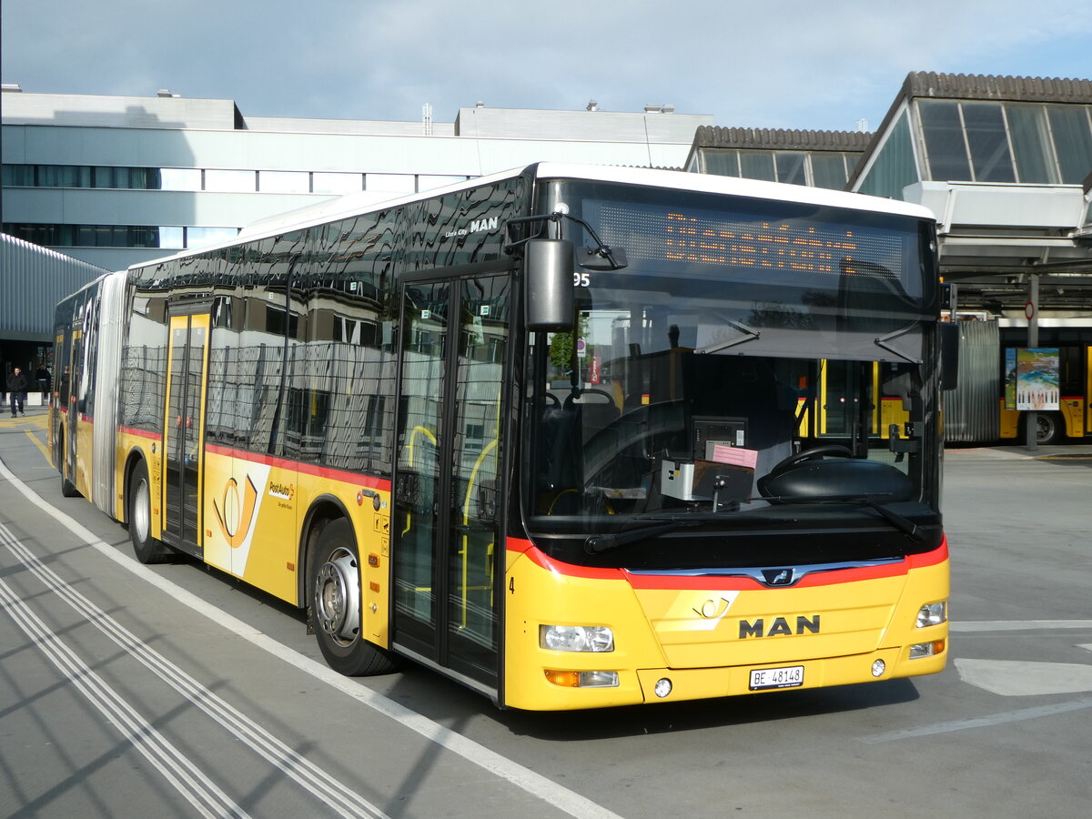 (250'130) - Steiner, Ortschwaben - Nr. 4/BE 48'148/PID 10'695 - MAN am 18. Mai 2023 in Bern, Postautostation