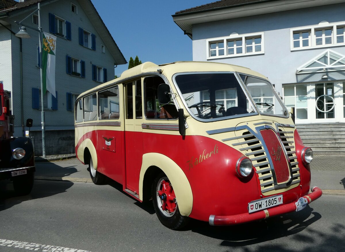 (250'627) - Dillier, Sarnen - OW 1805 - Saurer/R&J am 27. Mai 2023 in Sarnen, OiO