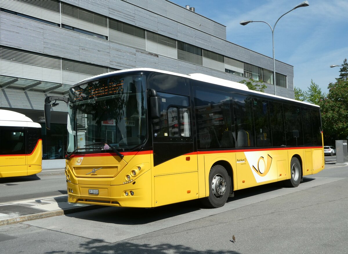 (250'751) - PostAuto Graub�nden - GR 159'208/PID 10'466 - Volvo am 30. Mai 2023 beim Bahnhof Landquart