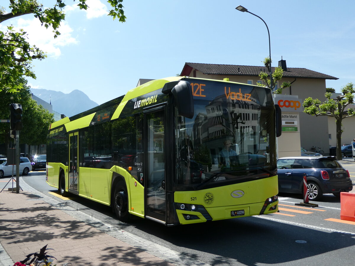 (250'781) - BOS PS Anstalt, Vaduz - Nr. 521/FL 40'206 - Solaris am 30. Mai 2023 in Vaduz, St�dtle