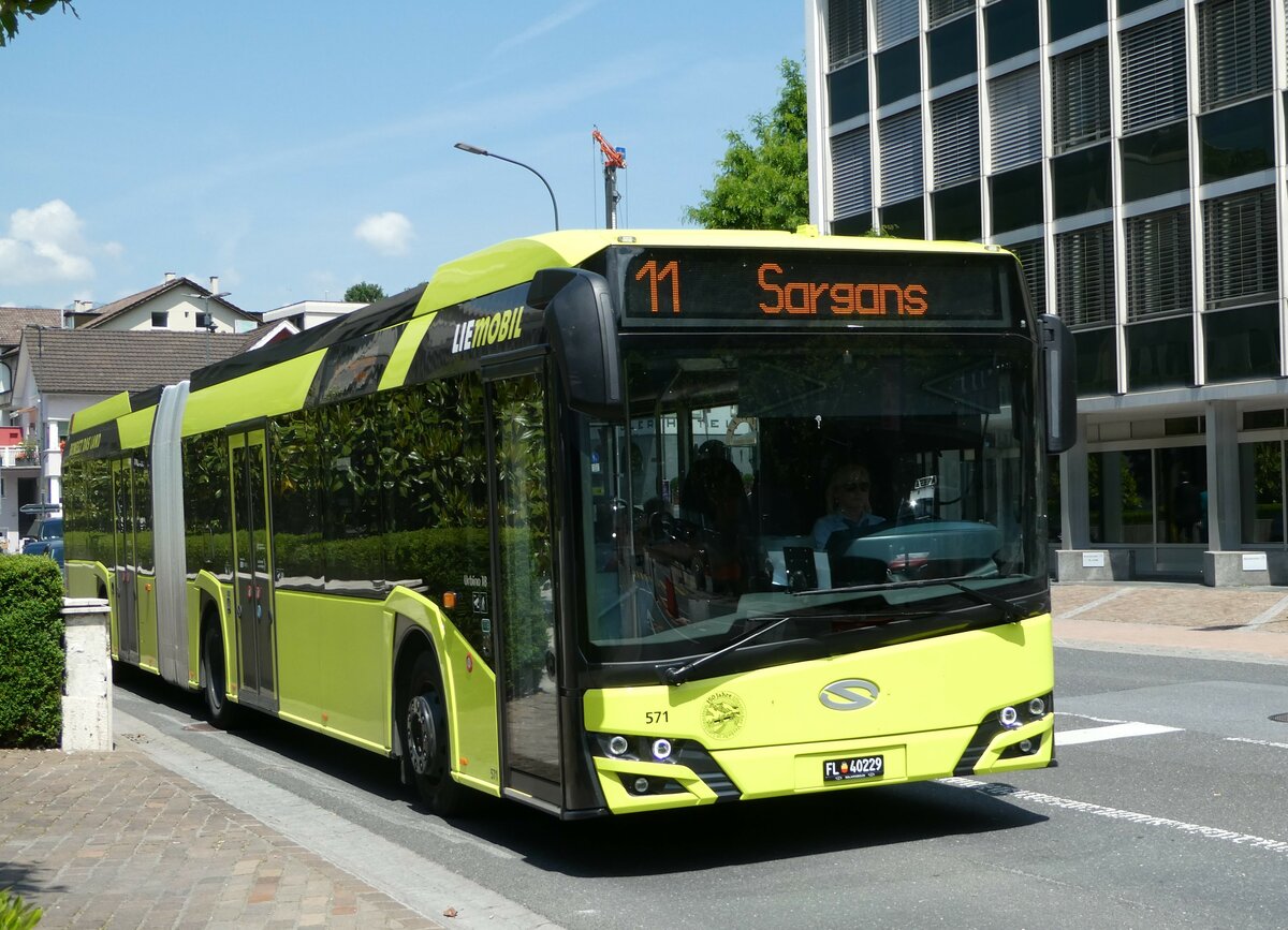 (250'797) - BOS PS Anstalt, Vaduz - Nr. 571/FL 40'229 - Solaris am 30. Mai 2023 in Vaduz, St�dtle