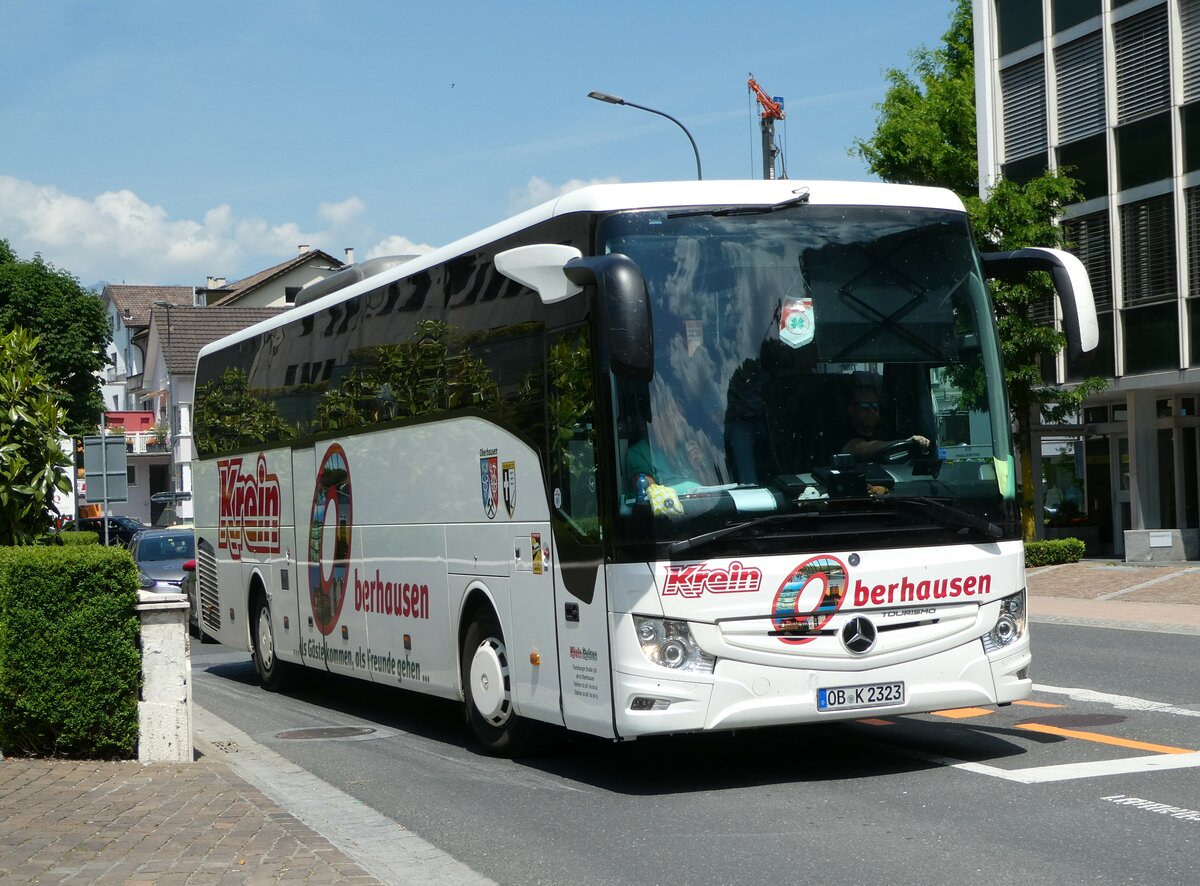 (250'799) - Aus Deutschland: Krein, Oberhausen - OB-K 2323 - Mercedes am 30. Mai 2023 in Vaduz, St�dtle